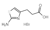 3-(2-Amino-thiazol-4-yl)-propionic acid hydrobromide Structure