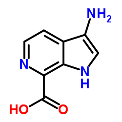 3-amino-6-azaindole-7-carboxylic acid结构式