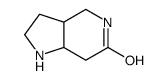 1,2,3,3a,4,5,7,7a-octahydropyrrolo[3,2-c]pyridin-6-one结构式