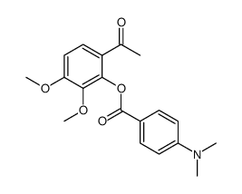 4-(Dimethylamino)benzoic Acid 6-Acetyl-2,3-dimethoxyphenyl Ester picture