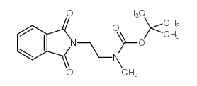 2-(2-N-Boc-N-甲基-氨基乙基)-1H-异吲哚-1,3(2H-)-二酮结构式