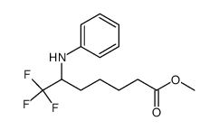 methyl 7,7,7-trifluoro-6-(phenylamino)heptanoate Structure