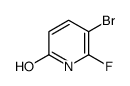 5-溴-6-氟吡啶-2-醇结构式