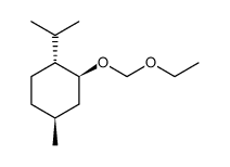 (1R,2S,4S)-2-(ethoxymethoxy)-1-isopropyl-4-methylcyclohexane结构式