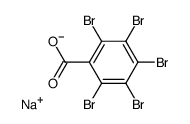 Natrium-pentabrombenzoat Structure