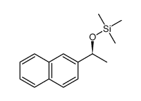 (S)-trimethyl(1-(naphthalen-2-yl)ethoxy)silane Structure