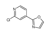 2-(2-chloropyridin-4-yl)-1,3-oxazole Structure