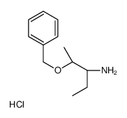 (2S,3S)-2-(Benzyloxy)-3-pentanamine hydrochloride (1:1)结构式