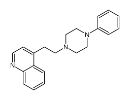 4-[2-(4-phenylpiperazin-1-yl)ethyl]quinoline Structure