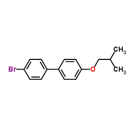 4-Bromo-4'-isobutoxybiphenyl结构式