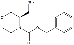 (R)-4-Cbz-3-(aMinoMethyl)Morpholine Structure