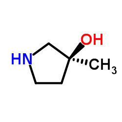(3S)-3-甲基吡咯烷丁-3-醇结构式