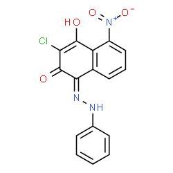 1,3-Naphthalenediol,2-chloro-8-nitro-4-phenylazo- (6CI) structure