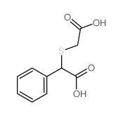 Benzeneaceticacid, a-[(carboxymethyl)thio]-结构式