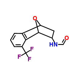 1,4-epoxy-2-formamido-1,2,3,4-tetrahydro-8-trifluoromethylnaphthalene picture