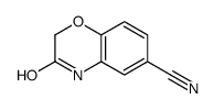 3-OXO-3,4-DIHYDRO-2H-BENZO[B][1,4]OXAZINE-6-CARBONITRILE structure