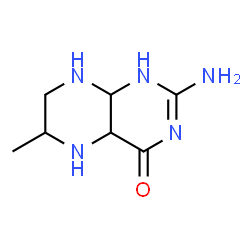 4(1H)-Pteridinone,2-amino-4a,5,6,7,8,8a-hexahydro-6-methyl-(9CI) structure