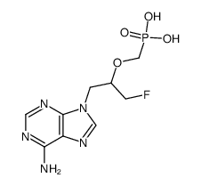 9-(3-fluoro-2-phosphonylmethoxypropyl)adenine picture