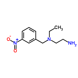 N-Ethyl-N-(3-nitrobenzyl)-1,2-ethanediamine Structure