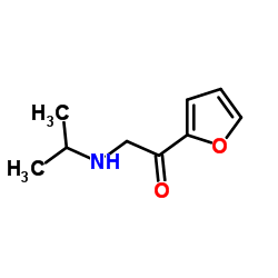 1-(2-Furyl)-2-(isopropylamino)ethanone结构式