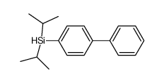 biphenyldiisopropylsilane Structure