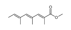 (E,E,E)-methyl 2,4,6-trimethylocta-2,4,6-trienoate Structure