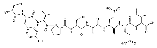 Ser-Tyr-Val-Pro-Ser-Ala-Glu-Gln-Ile结构式