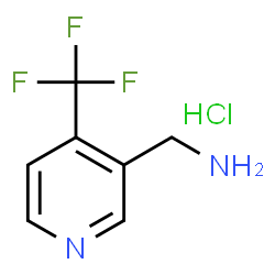(4-(trifluoromethyl)pyridin-3-yl)Methanamine dihydrochloride结构式