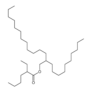 2-decyltetradecyl 2-ethylhexanoate Structure