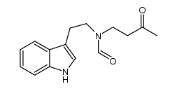 N-(2-(1H-indol-3-yl)ethyl)-N-(3-oxobutyl)formamide Structure