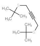 2-Butyne,1,4-bis[(1,1-dimethylethyl)thio]-结构式