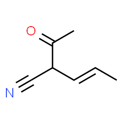 3-Pentenenitrile, 2-acetyl- (9CI) structure