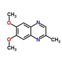 6,7-dimethoxy-2-methylquinoxaline Structure