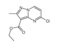 ethyl 5-chloro-2-methylpyrazolo[1,5-a]pyrimidine-3-carboxylate结构式