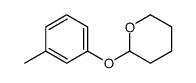 2-(3-methylphenoxy)oxane Structure