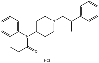 β-methyl Fentanyl hydrochloride (CRM) Structure