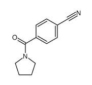 N-(4-cyanobenzoyl)pyrrolidine结构式