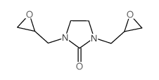 2-Imidazolidinone,1,3-bis(2-oxiranylmethyl)- structure