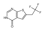 6-(2,2,2-三氟乙基)噻吩并[2,3-d]嘧啶-4(1H)-酮结构式