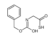 2-(phenylmethoxycarbonylamino)ethanethioic S-acid Structure
