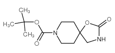 tert-butyl 2-oxo-1-oxa-3,8-diazaspiro[4.5]decane-8-carboxylate structure