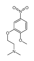 2-(2-methoxy-5-nitrophenoxy)-N,N-dimethylethanamine Structure
