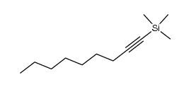 1-(trimethylsilyl)-1-nonyne Structure