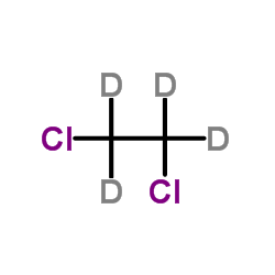 1,2-Dichloro(2H4)ethane Structure