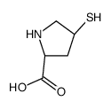 CIS-4-MERCAPTO-L-PROLINE Structure