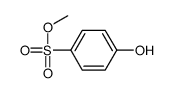 methyl 4-hydroxybenzenesulfonate结构式