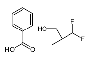 benzoic acid,(2S)-3,3-difluoro-2-methylpropan-1-ol结构式