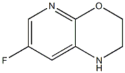 7-Fluoro-2,3-dihydro-1H-pyrido[2,3-b][1,4]oxazine结构式