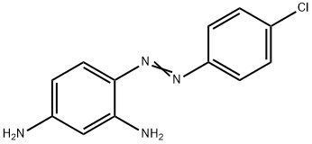 4-[(E)-(4-氯苯基)偶氮基]苯-1,3-二胺结构式