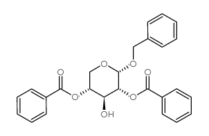 Benzyl 2,4-di-O-benzoyl-a-D-xylopyranoside结构式
